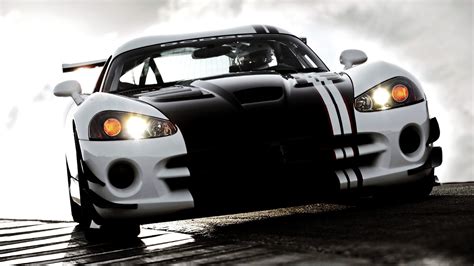 Central Wallpaper: White Dodge Viper Acr HD Wallpapers