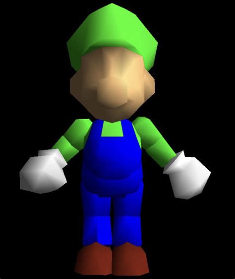 Luigi is real in Super Mario 64. Asset leaked from SM64 Source code ...