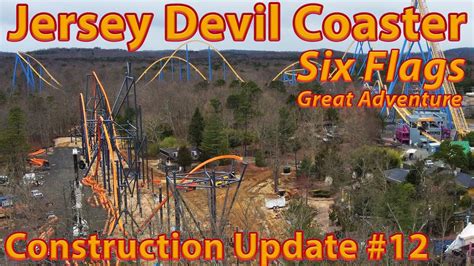 Jersey Devil Coaster | Construction Update #12 | Six Flags Great Adventure | April 4, 2020 - YouTube