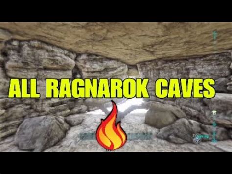 ALL ARK RAGNAROK CAVES - YouTube