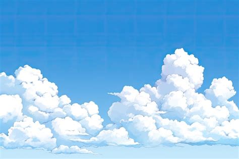 Free AI Image | Anime style clouds