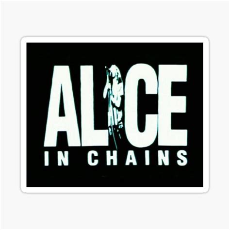 "alice in chains best cover trending logo" Sticker for Sale by ...