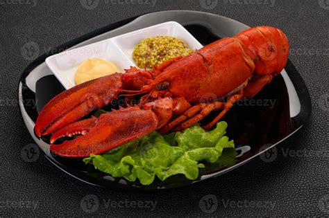 Luxury Lobster with sauce 8444799 Stock Photo at Vecteezy