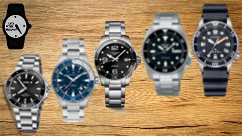 Five Diver's And Dive Style Watches For Small and Average Wrists - YouTube