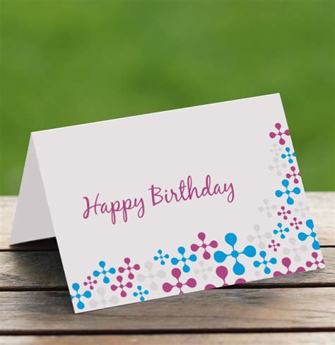 Printable Foldable Birthday Cards