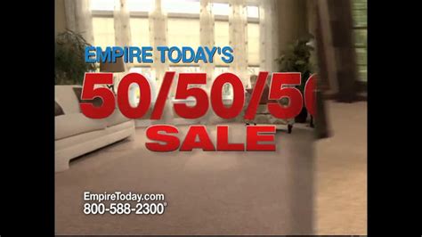 Empire Today 50/50/50 Sale TV Spot - iSpot.tv