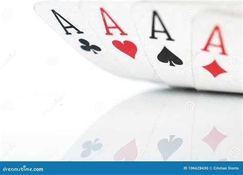 Four of a kind aces stock photo. Image of casino, risk - 106628430