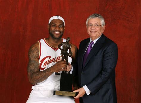 Photos: NBA legends receiving their MVP trophies | HoopsHype