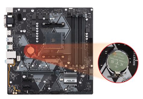 How to clear CMOS on ASUS PRIME B450M-A (and II) Motherboard: 2 Methods