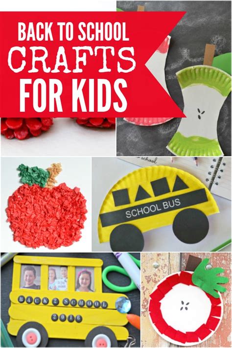 Back to School Crafts for Kids - 15 crafts perfect for kids