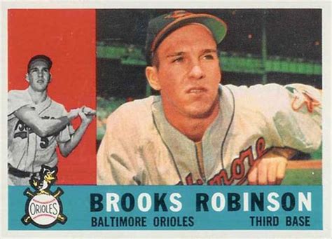 1960 Topps Brooks Robinson #28 Baseball Card Value Price Guide