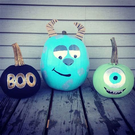 Painted Pumpkins from Monsters Inc! | Halloween Crafts