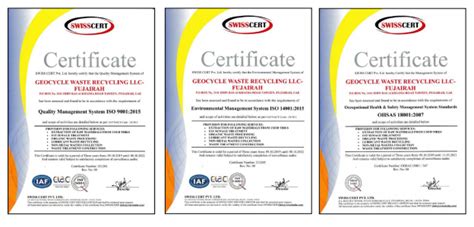 We are proud to announce that Geocycle UAE have achieved ISO 9001 ...