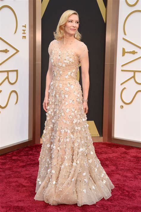 Oscars Fashion: Cate Blanchett Wears Gold Armani Prive | Hollywood Reporter