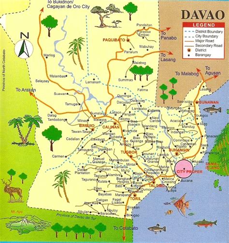 Davao Map,Davao Region Map,Davao City Map of Philippines,Davao Road Map