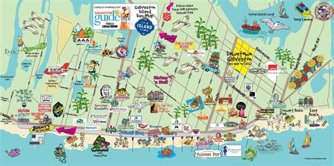 Printable Galveston Map