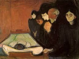 art: Death of Casagemas, painted by Pablo Picasso