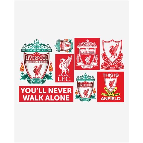 LFC Club Crest Wall Sticker Set | Liverpool FC Official Store