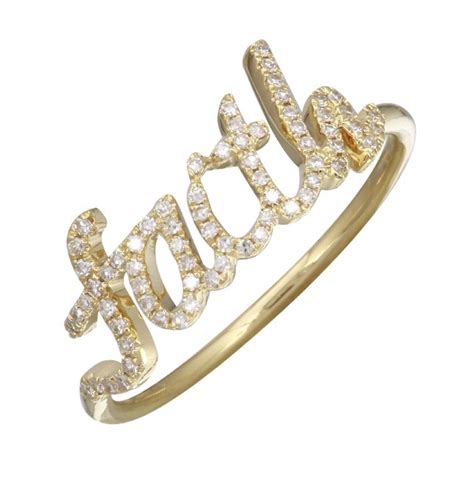 14KT Gold, Diamond Personalized Custom Name Ring | DilaraSaatci