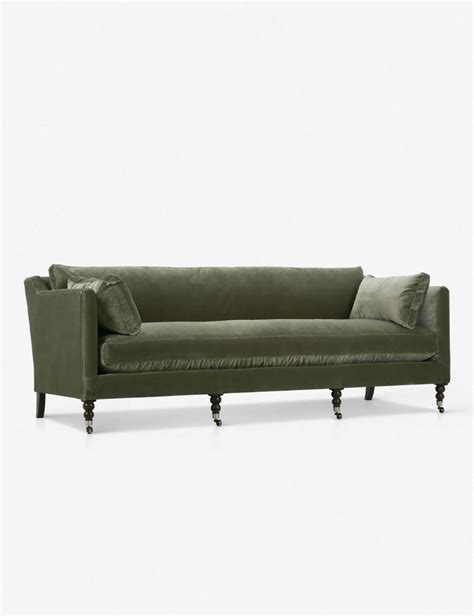 Fabienne Velvet Statement Sofa – Lulu and Georgia | Lulu and georgia, Plush sofa, Living room sofa