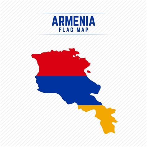 Flag Map of Armenia 2400721 Vector Art at Vecteezy