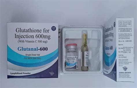 Glutathione For Injection, Packaging Size: 1 Vial, As Directed By The ...