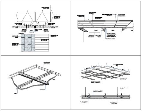 Ceiling Details V1】★ - CAD Files, DWG files, Plans and Details