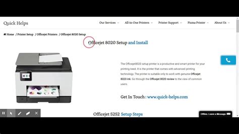 Officejet 8020 First Time Printer Setup|Driver Download|Wifi Safety | Printer, User guide ...