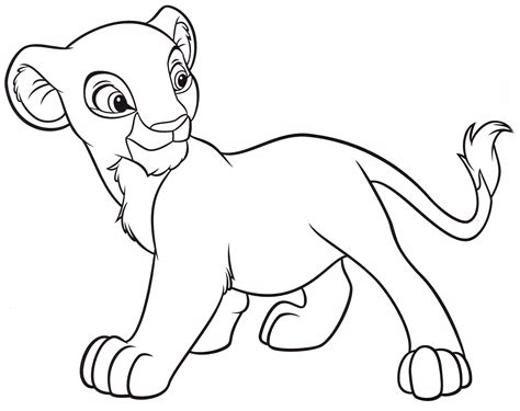 Walt Disney Coloring Pages – Nala - Walt Disney Characters Photo ...