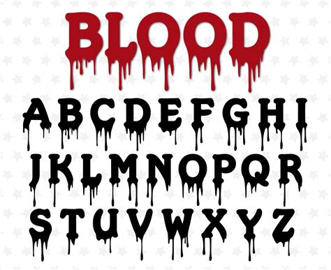 Drip font Blood Dripping Font Slime Font Dripping Letters Font | Etsy ...