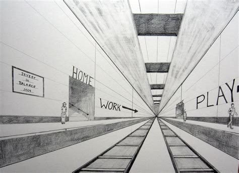 Creative Drawing | Perspective drawing, Perspective art, Linear perspective art