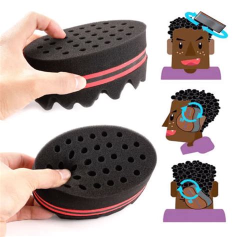 Magic Hair Twist Sponge Curl Brush For Natural Afro Dreadlocks Coil ...