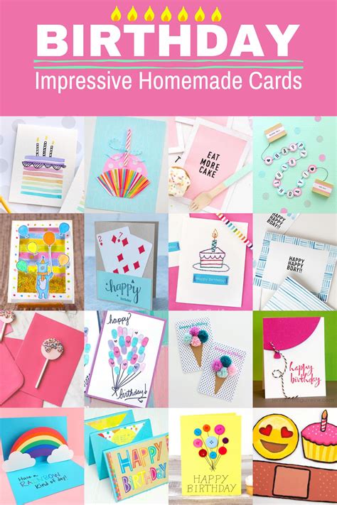 19 DIY Birthday Card Ideas Cute Birthday Card Ideas You Can Make ...