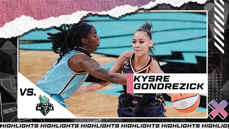 WNBA ROOKIE - KYSRE GONDREZICK DEBUT!! vs. NEW YORK LIBERTY - Full ...