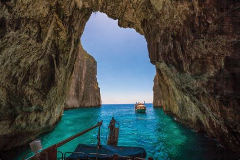 Paxos Antipaxos Blue Caves Cruise (Lakka village) - Ionian Cruises Daily Cruises Corfu