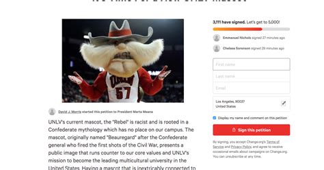 Petition to change UNLV mascot gains traction