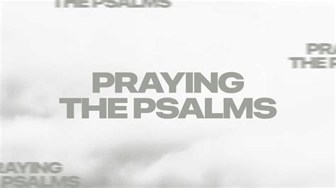 Praying the Psalms- Prayers of Lament | Bethany Lutheran Church