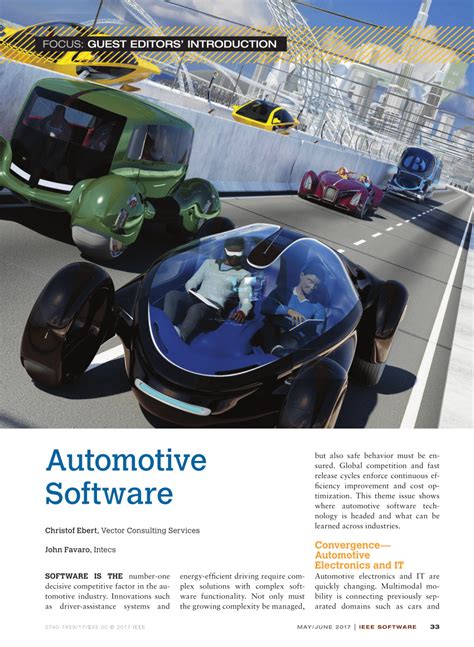 (PDF) Automotive Software