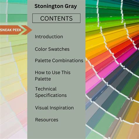 Stonington Gray Color Palette - Blacksburg Belle