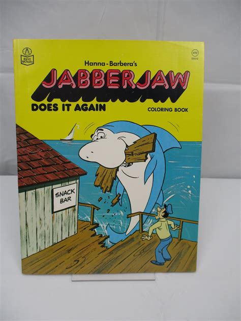 Jabberjaw Does It Again Coloring Book 1978 - Etsy