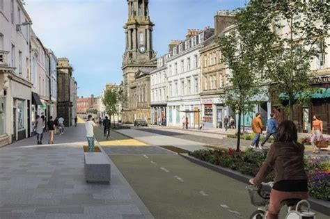 First look at 'attractive' Ayr town centre plans as 19 streets set to ...