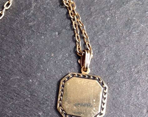 Vintage Gold Filled Locket Monogrammed Engraved Vintage Gold - Etsy