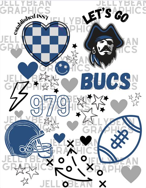 Blinn College Bucs PNG SVG Digital Download - Etsy