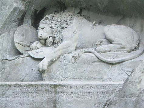 Journey to Our 50th Wedding Anniversary: #40 Lion Monument - Lucerne, Switzerland