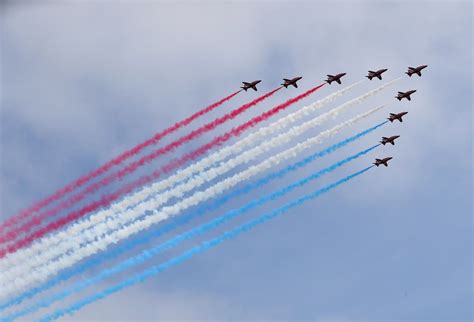 Red Arrows bid to turn red, white and blue smoke trails green | Evening Standard