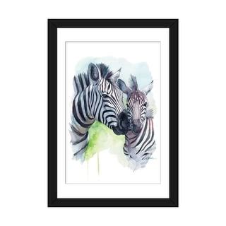 iCanvas "Mother and Baby Zebras" by Watercolor Luv - Bed Bath & Beyond - 37327463