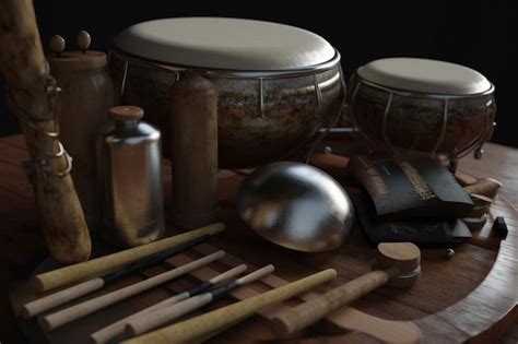 Premium AI Image | percussion instruments