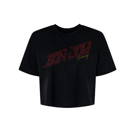 Bon Jovi Runaway Logo Crop T-Shirt – Bon Jovi Official Store