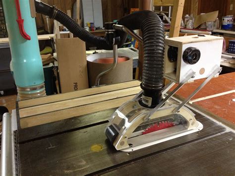 Tablesaw dust collection, table top | My Projects ... Woodworking Projects Unique, Woodworking ...