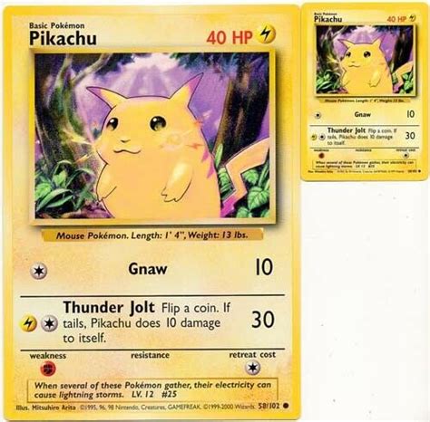 Every Size Of Pokémon Card, And Where They Came From - Sleeve No Card ...